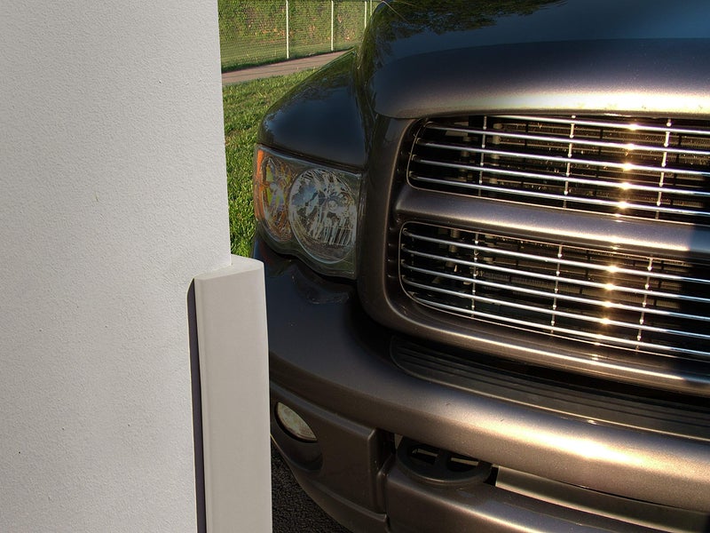 urbanhouse Ultra High-Density Heavy Duty Corner Guard Edge Protector & Bumper for Parking Garages, Workshops and Warehouses - Neutral Off White, 24 Inches - 1 Each - Image 3